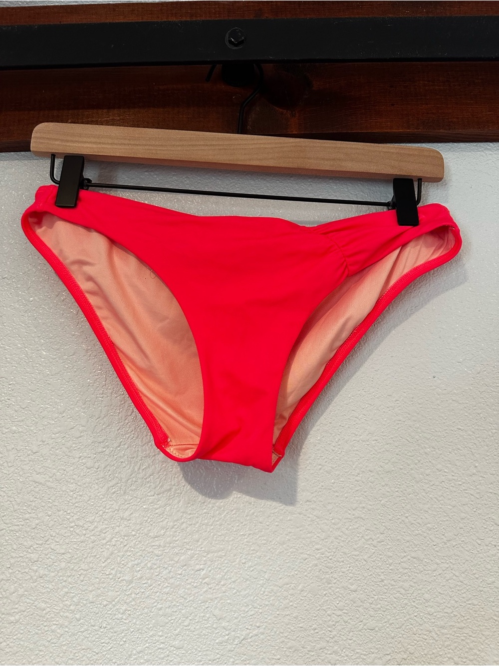 Victoria's Secret Neon Coral Bikini Bottom Size Medium
